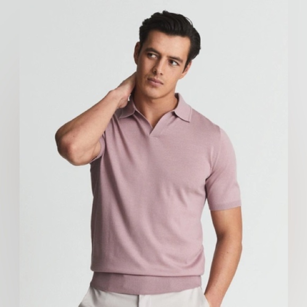 Reiss Merino Wool Polo Shirt